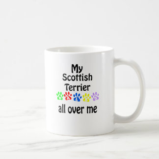 Scottish Terrier Walks Design Coffee Mug