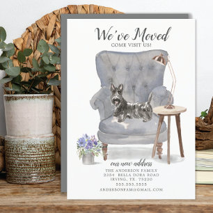 Scottish Terrier We've Moved Moving Announcement