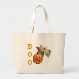 Scottish Terrier (wheaten) Boo Large Tote Bag