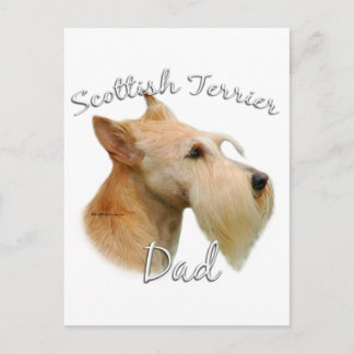 Scottish Terrier (wheaten) Dad 2 Postcard