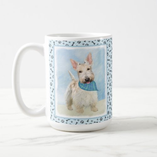 Scottish Terrier Wheaten Dog Painting Original Art Coffee Mug