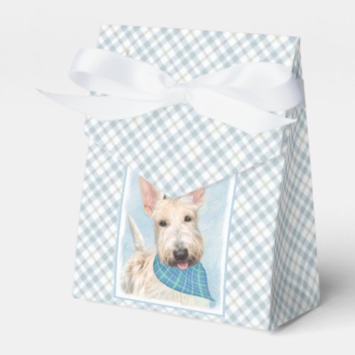 Scottish Terrier Wheaten Dog Painting Original Art Favor Boxes