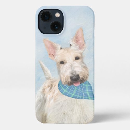 Scottish Terrier Wheaten Dog Painting Original Art iPhone 13 Case