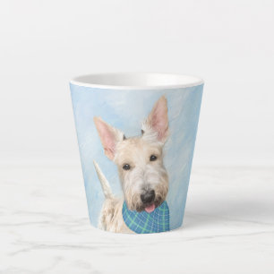 Scottish Terrier Wheaten Dog Painting Original Art Latte Mug