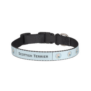 Scottish Terrier Wheaten Dog Painting Original Art Pet Collar