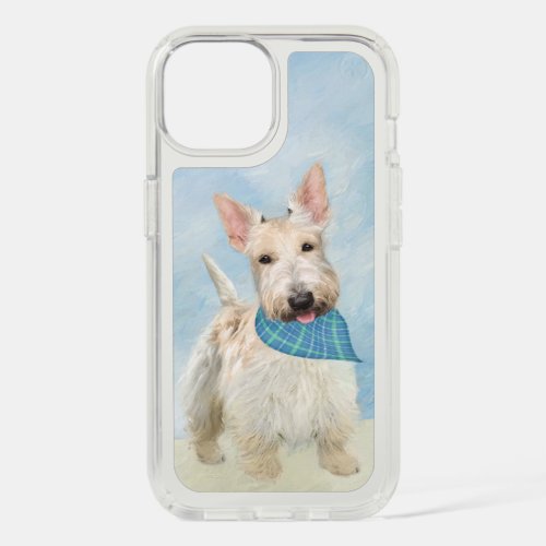 Scottish Terrier Wheaten Dog Painting Original Art iPhone 15 Case