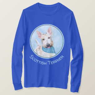 Scottish Terrier Wheaten Dog Painting Original Art T-Shirt