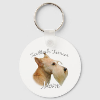 Scottish Terrier (wheaten) Mom 2 Keychain