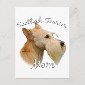 Scottish Terrier (wheaten) Mom 2 Postcard