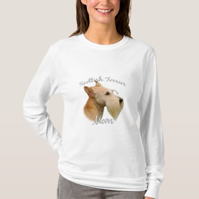 Scottish Terrier (wheaten) Mom 2 T-Shirt (Front)