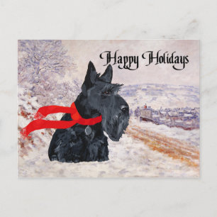 Scottish Terrier Winter Holiday