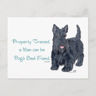 Scottish Terrier Wit & Wisdom - Training Postcard