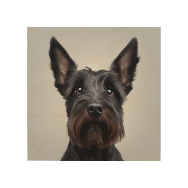 Scottish Terrier Wood Wall Art (Front)