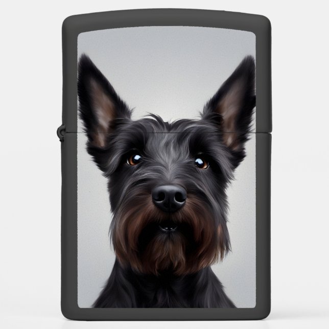 Scottish Terrier Zippo Lighter (Front)