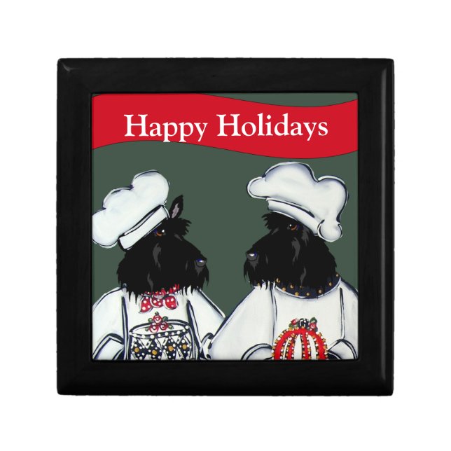 Scottish Terriers        Gift Box (Front)