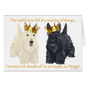 Scottish Terriers Happy Thoughts (Front Horizontal)