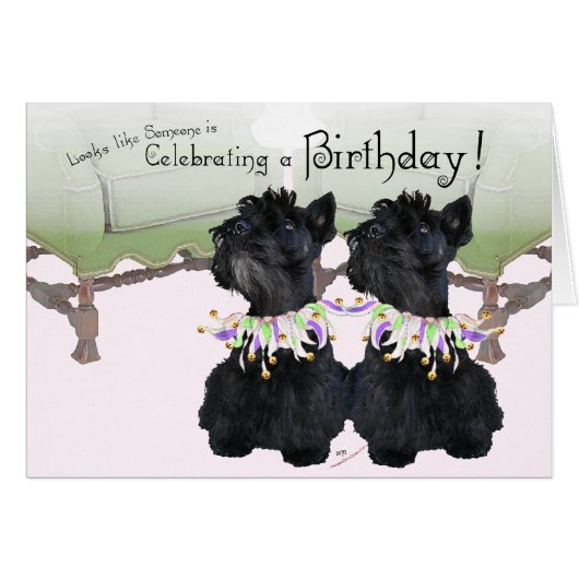 Scottish Terriers Party Animal Cards (Front Horizontal)