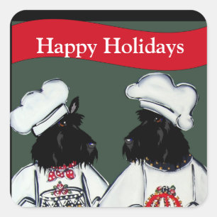 Scottish Terriers    Square Sticker