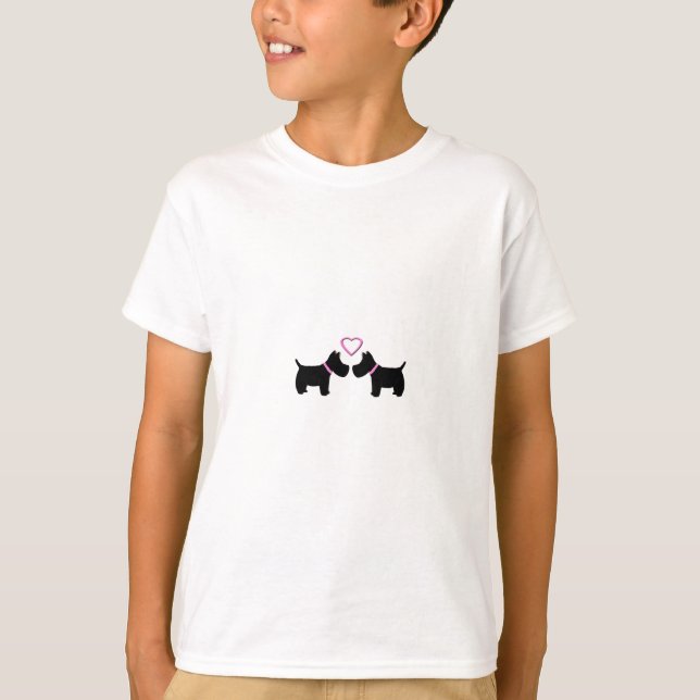 Scottish Terriers T-Shirt (Front)