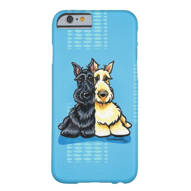 Scottish Terriers Two of a Kind Case-Mate iPhone Case (Back)