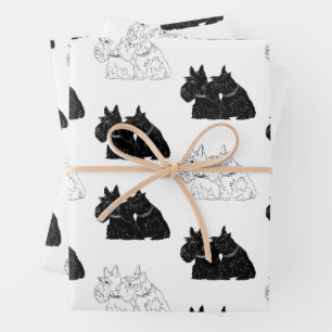 Scottish Terriers Wrapping Paper Sheets