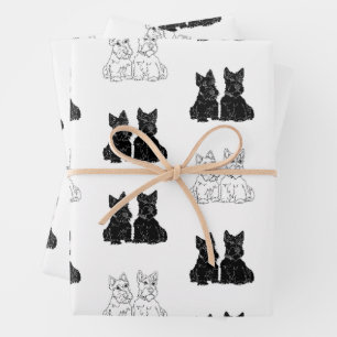 Scottish Terriers Wrapping Paper Sheets