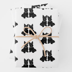 Scottish Terriers Wrapping Paper Sheets