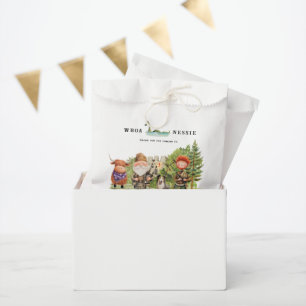 Scottish Themed Birthday Party  Favor Bag