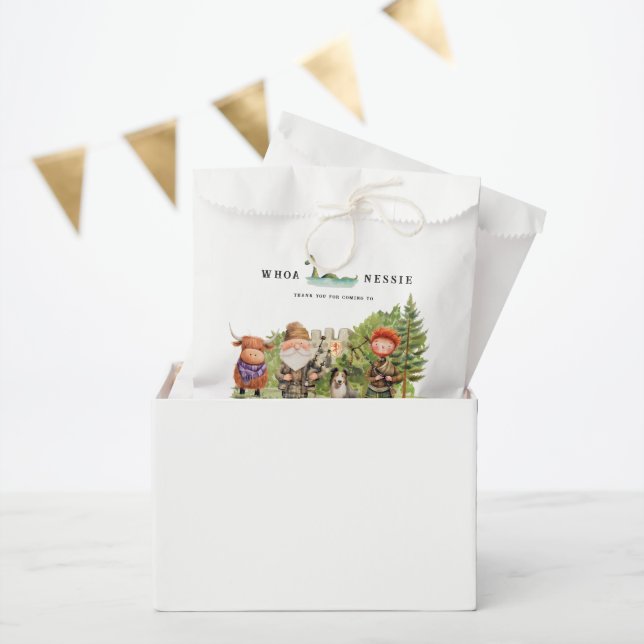 Scottish Themed Birthday Party  Favor Bag (Party)