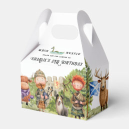 Scottish Themed Birthday Party  Favor Boxes