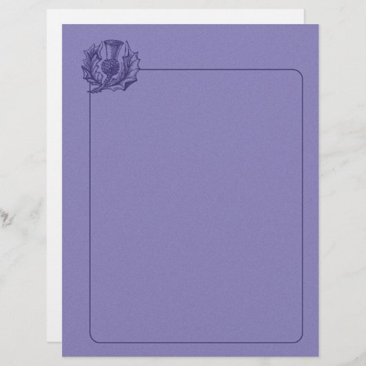 Scottish Thistle (Front/Back)