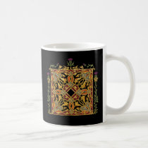 Scottish thistle and Crown Red & Gold Celtic Knot