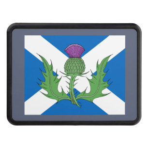 Scottish Thistle and Saltire Hitch Cover
