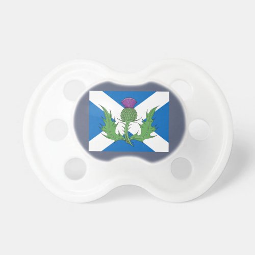 Scottish Thistle and Saltire Pacifier