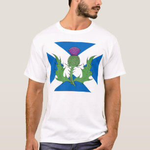 Scottish Thistle and Saltire T-Shirt