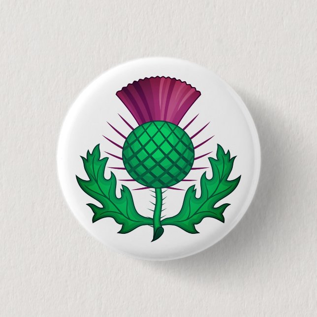 Scottish Thistle Button (Front)