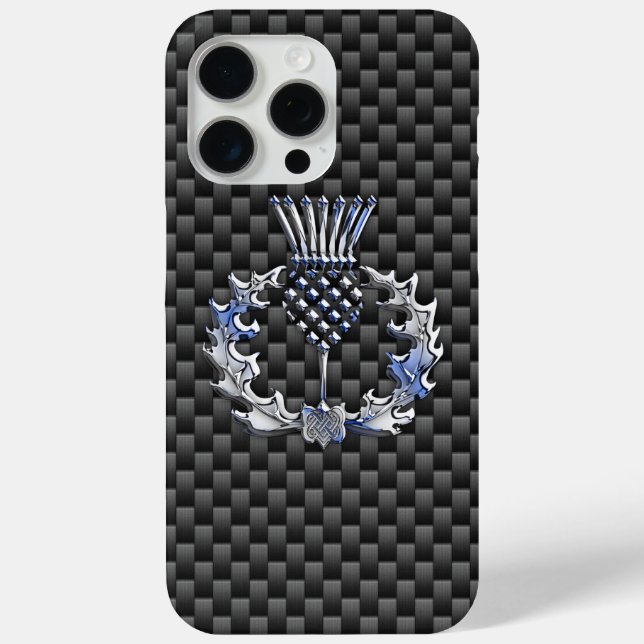 Scottish Thistle Decor on a Case-Mate iPhone Case (Back)