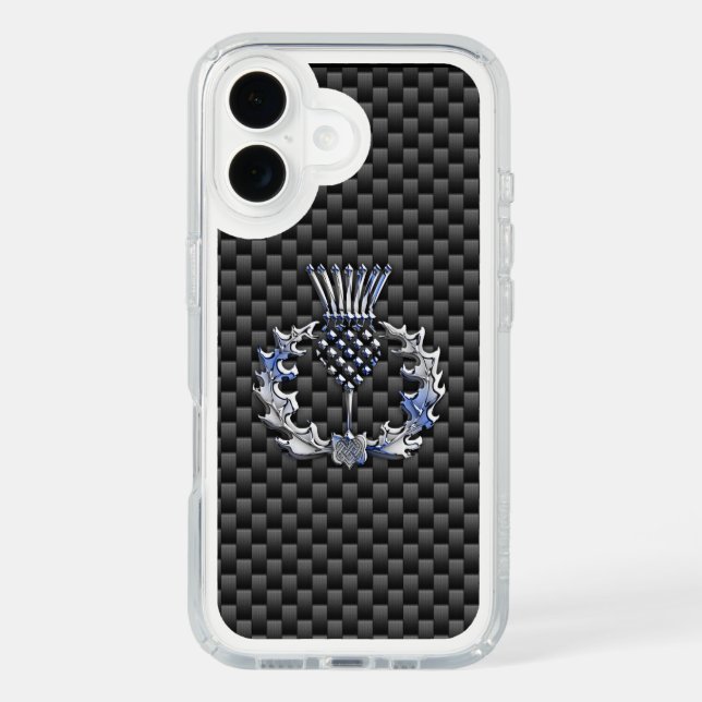 Scottish Thistle Decor on a Speck iPhone Case (Front)