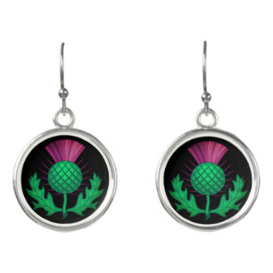 Scottish Thistle Earrings