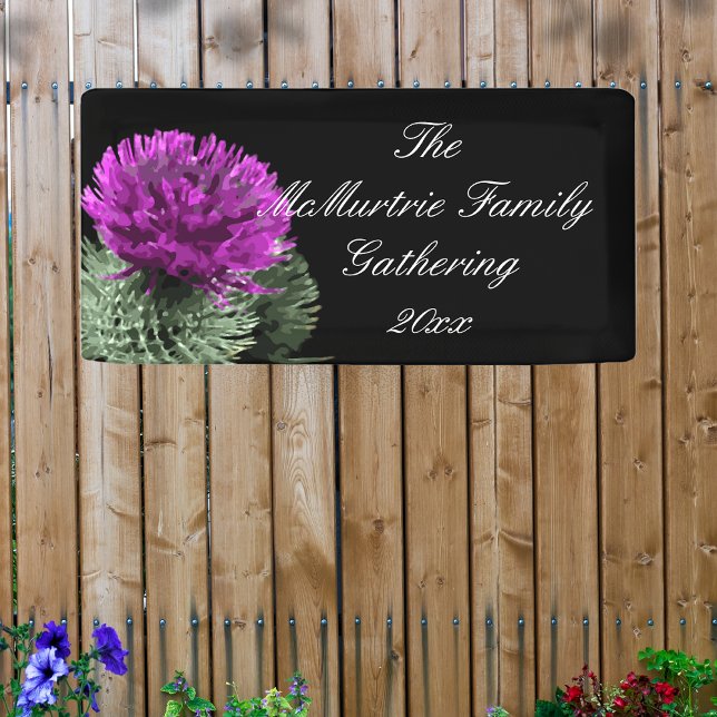  Scottish Thistle Family Gathering Banner (Creator Uploaded)