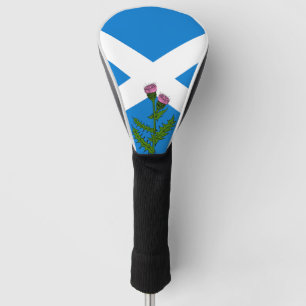 Scottish thistle golf head cover