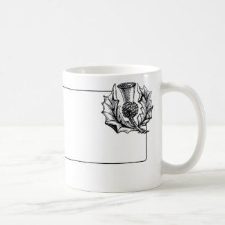 Scottish Thistle Graphic Coffee Mug