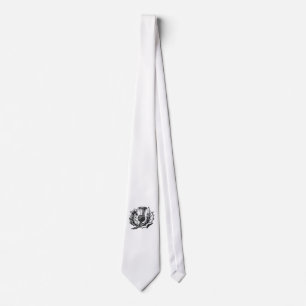 Scottish Thistle Graphic Neck Tie