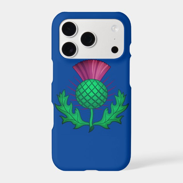 Scottish Thistle Iphone Case (Back)