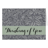 Scottish Thistle Knot William Morris Style (Front Horizontal)