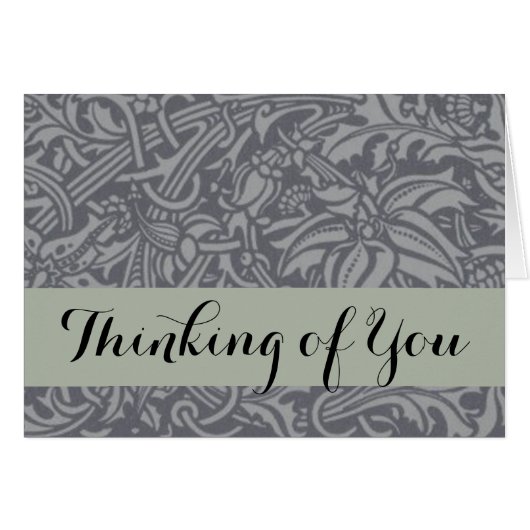 Scottish Thistle Knot William Morris Style (Front Horizontal)