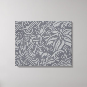 Scottish Thistle Knot William Morris Style Canvas Print