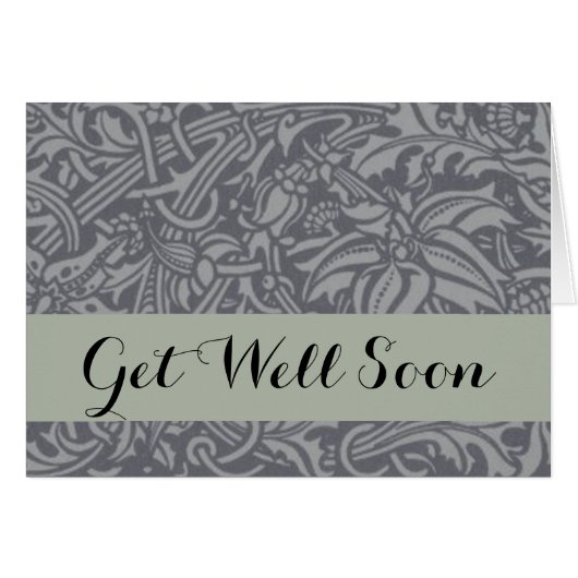 Scottish Thistle Knot William Morris Style Cards (Front Horizontal)