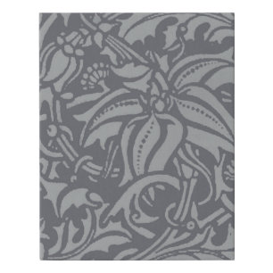 Scottish Thistle Knot William Morris Style Faux Canvas Print