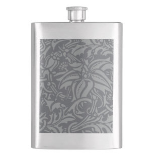 Scottish Thistle Knot William Morris Style Flask